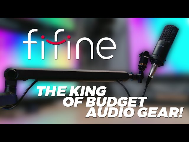 Fifine K669C and  Desktop Microphone Arm Review