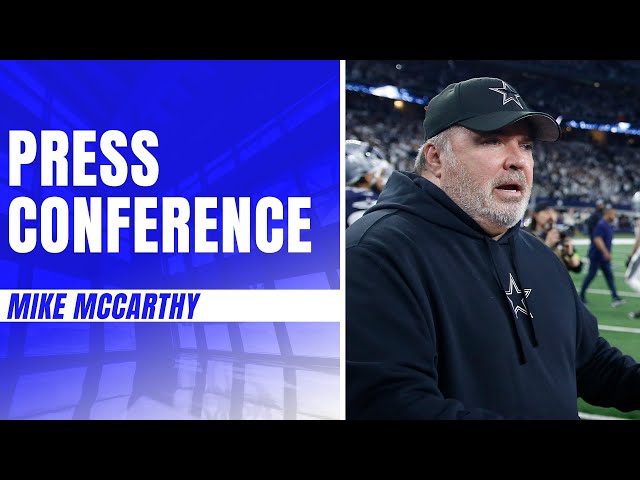 Head Coach Mike McCarthy Postgame: Week 17 | #DETvsDAL | Dallas Cowboys 2023