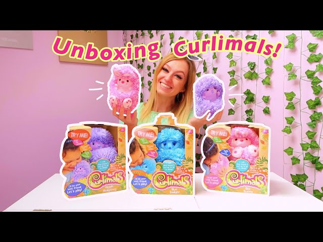 UNBOXING THE *BRAND NEW* CURLIMALS PLUSHIES!😱🍃✨*they can talk to you!!*🫢 | Rhia Official♡ | AD