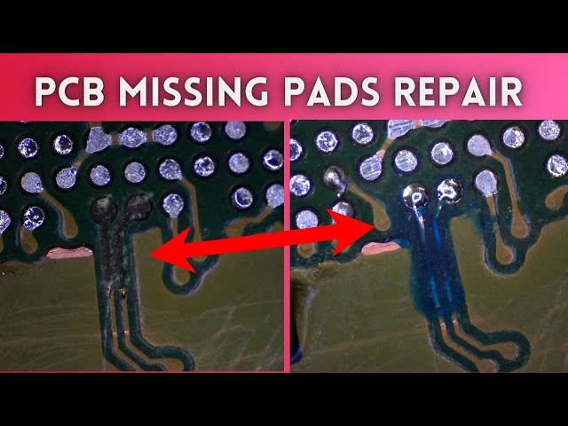 How To Repair IC Chips Damage/Missing Pads On PCB