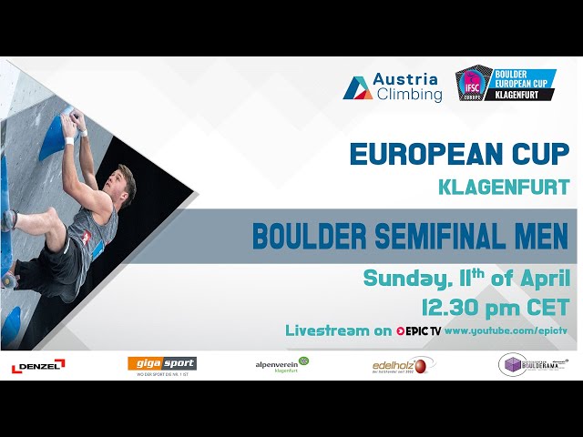 European Cup Klagenfurt - Boulder Semifinal Men