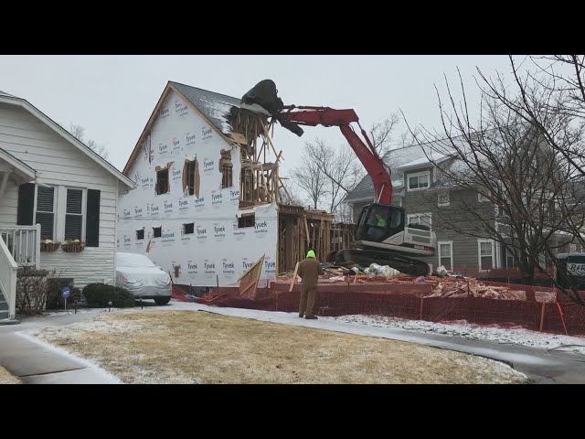 New Kirkwood home torn down in the middle of construction after a small mistake puts the property in