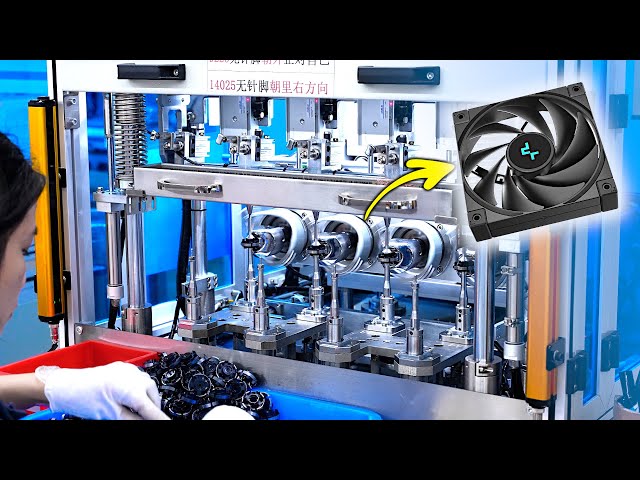 Diese Fabrik produziert 50.000 Lüfter und Kühler pro Tag! DeepCool Factory Tour