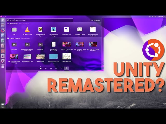 Unity RETURNS For Ubuntu 22.04 LTS
