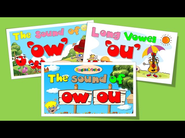 The Sound of Ou/Ow - Diphthong 'ou/ow' - Long Vowel 'ou/ow' - Compilation - Phonics Mix!