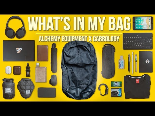 What's In My EDC/Office Bag Ep. 11 - Alchemy Equipment X Carryology AEL222 Review