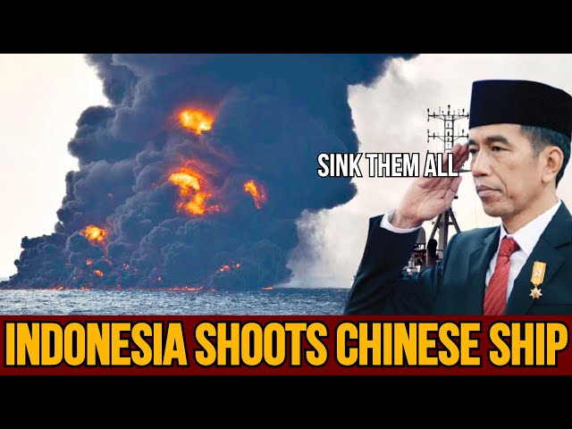 Indonesian Navy Chased and fired Shoot on Chinese Fishing Vessel.