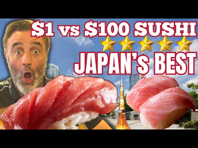 I Tested and Ranked Sushi From $1 to $100! Which was Best?