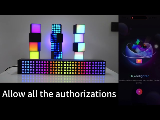 Yeelight Cube | Connect Your Cube with Yeelight Station on iOS Devices