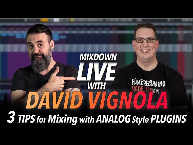 3 TIPS for Mixing with ANALOG Style PLUGINS