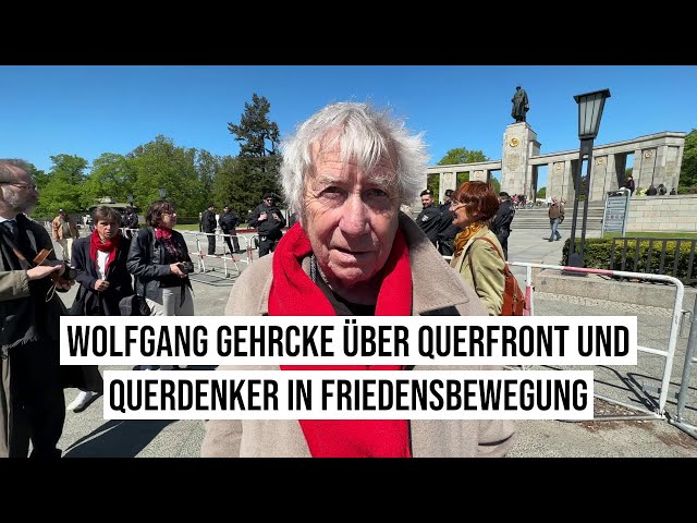 09.05.2023 #Berlin Wolfgang #Gehrcke über #Querfront & #Querdenker in #Friedensbewegung #Ostermarsch