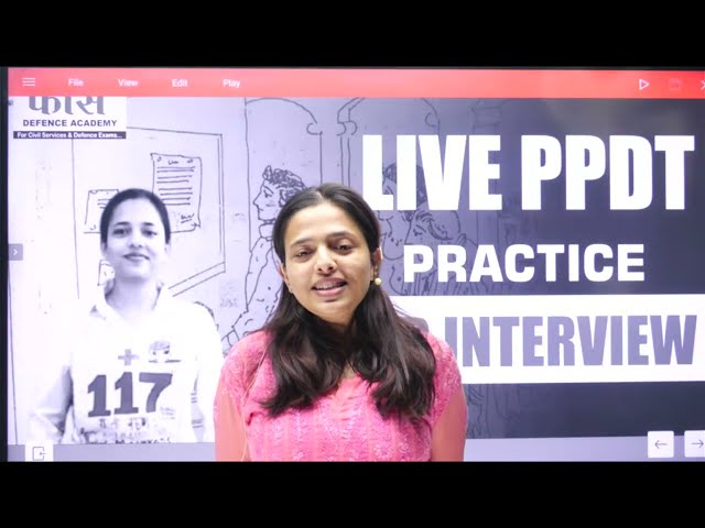 LIVE PPDT SESSION | BY SHREYA MAAM | SSB INTERVIEW | SCREEN IN TECHNIQUE | ssb interview
