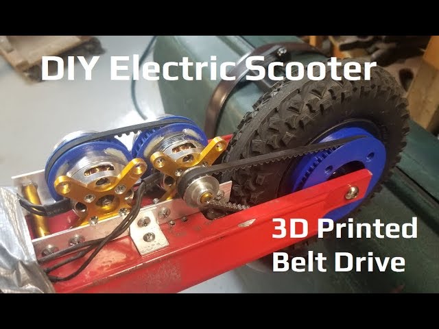 DIY Electric Scooter: 3D Printed Belt Drive | Part 3