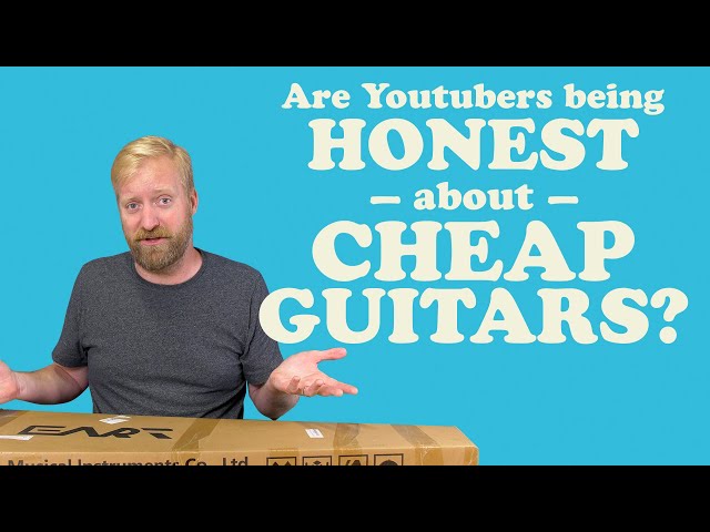 EART SSS UNBOXING - Are Youtubers being HONEST about CHEAP GUITARS?