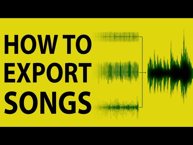 Cakewalk by Bandlab: How to Export a Song