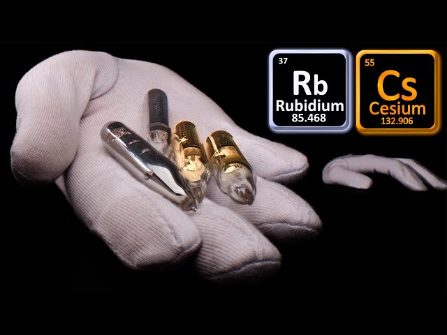 RUBESIUM. Rubidium-Cesium: The MOST REACTIVE alloy! RbCs.