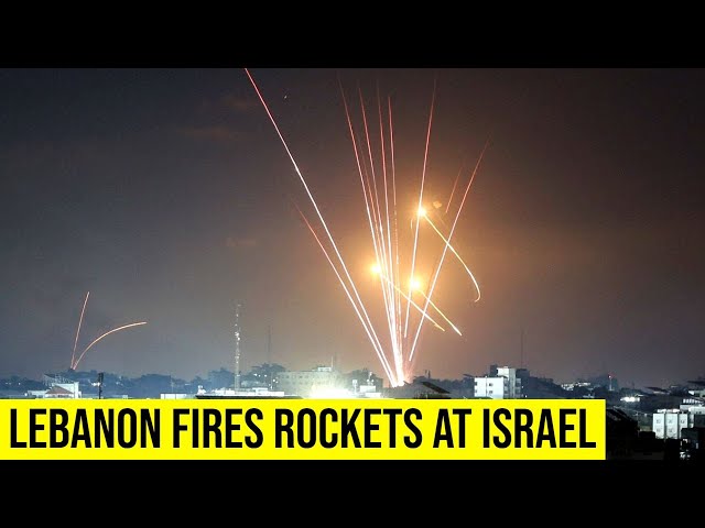 9 rockets fired from Lebanon crossed into northern Israel on Wednesday.