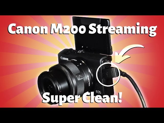 A PERFECT Camera For Live Streaming & YouTube - Canon M200 Camera!