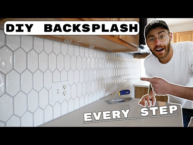 DIY BACKSPLASH: Every Step To Get PRO Results and Save $$$