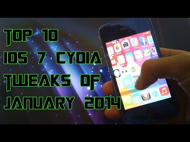 Top 10 iOS 7 Cydia Tweaks/Apps For iPhone 5S/5C/5/4S/4 iPad Air/4/3/2 & iPod Touch 5G