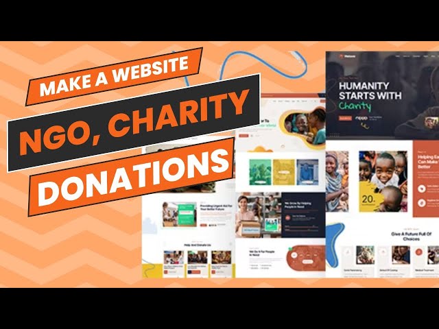 Make a Website  NGO, Charity, NonProfit Organisation | Fundraising, Donations Website Theme | Welowe
