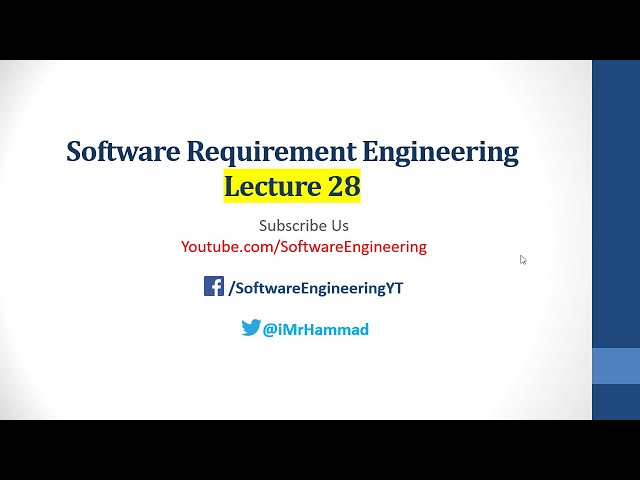 Software Requirement Engineering | Lecture 28 | Requirement change factors