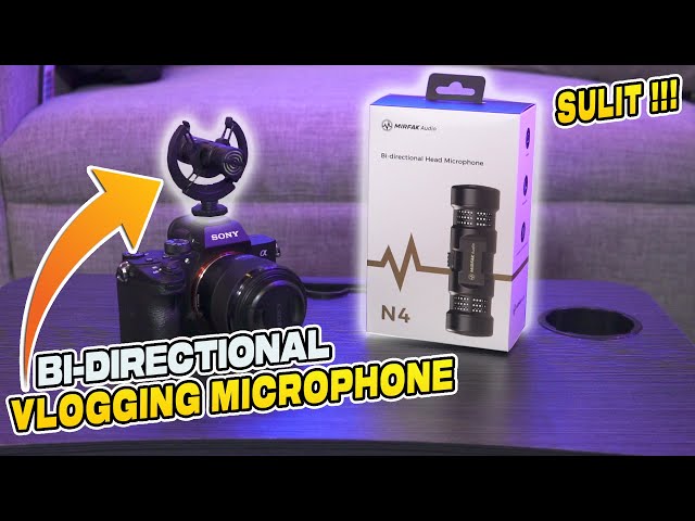Best Vlogging Microphone For Smartphone and DSL-R/Mirrorless | Mirfak Audio N4