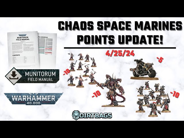 New CSM Points Update 4/25/24 | Competitive Leviathan | Warhammer 40k Battle Report
