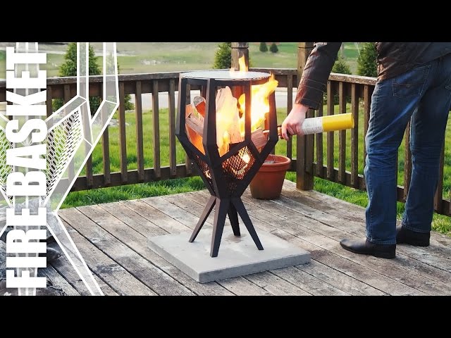 Fire Basket | Making an Outdoor Grill for the Patio