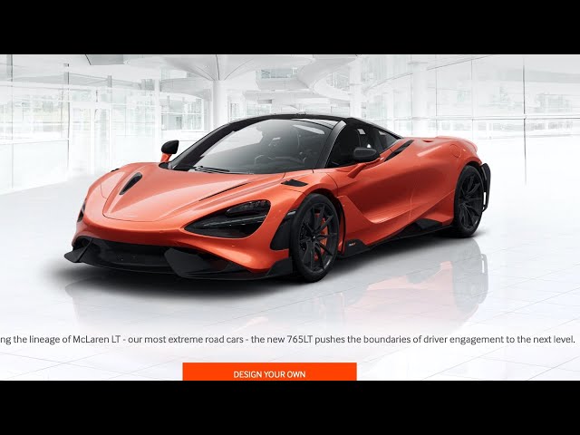 Livestream - Spec out the McLaren 765LT with Pricing