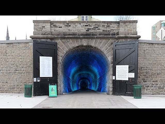 Old Brockville Railway Tunnel is Now a Tourist Attraction