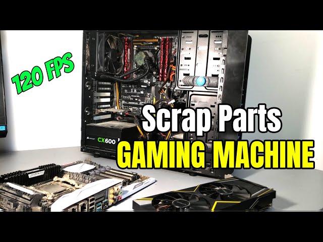 Scrap Parts GAMING MACHINE build / PC Assembly Tutorial