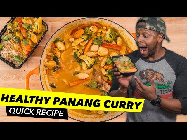 Healthy Panang Curry Recipe / Receta Tailandesa de Curry Panang