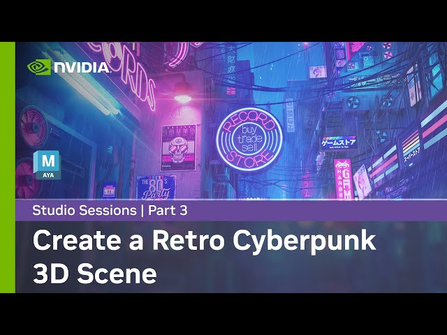 Create a Retro-Cyberpunk 3D Animation w/ Andy Harbeck Part 3: Animating
