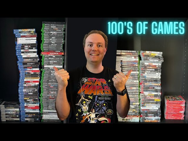 Videogame Collection Tour! Full Walkthrough of My Collection! Hundreds Of Games!