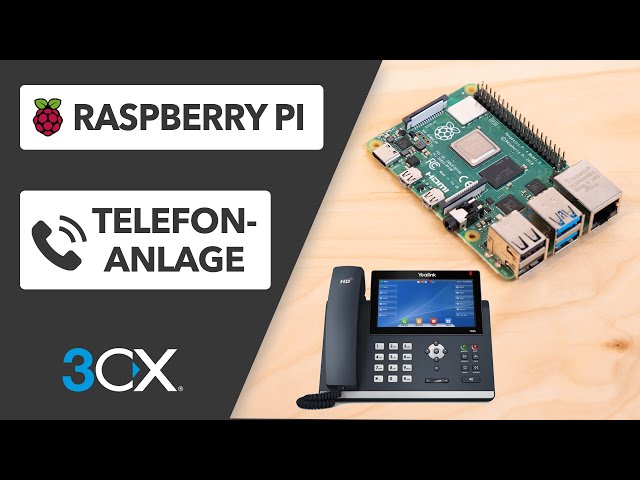Kostenlose VoIP Telefonlange mit dem Raspberry Pi - 3CX System selbst betreiben TEIL 1