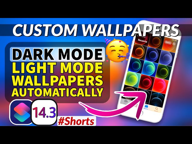 Custom Dark and Light wallpapers | Automatically change Dark Mode and Light Mode Wallpapers