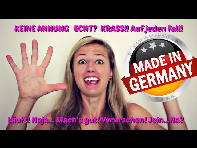 German Slang - 10 Words you won't find in any Textbook!