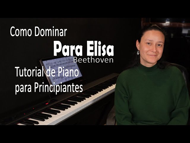 Aprende a tocar la parte menos conocida de Para Elisa de Beethoven