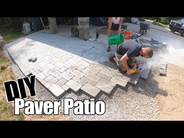 How to Build a Paver Patio [Like a PRO] Start to Finish