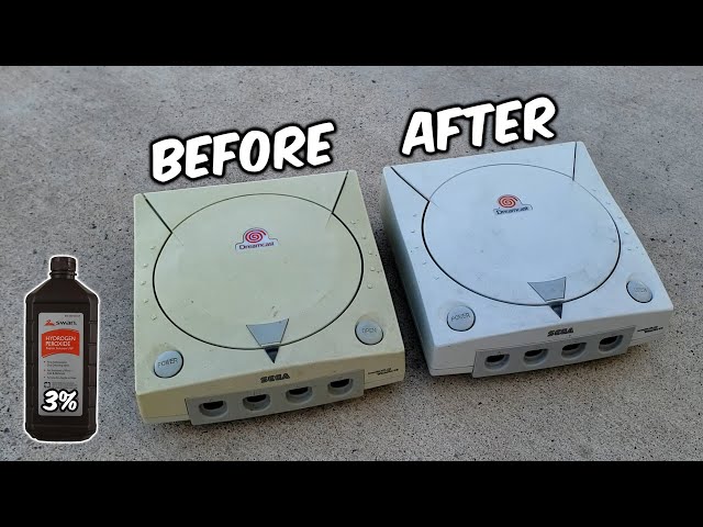 How To Remove Yellowing From Plastic | 3% H2O2 | Retrobrite ULTIMATE GUIDE