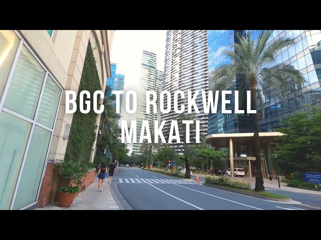 [4K] Walking from BGC to Rockwell Center Makati | Philippines 🇵🇭  June 2020