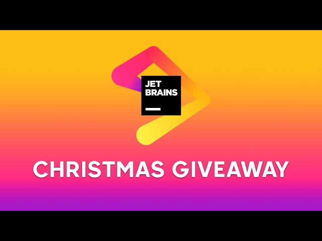 Jet Brains Christmas Giveaway!
