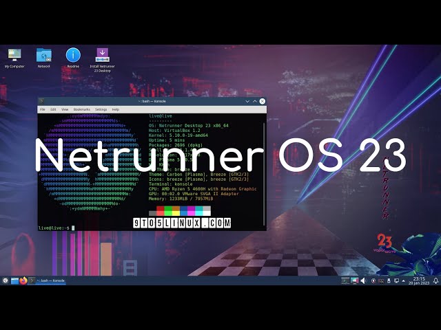 Netrunner OS 23 - Quick Tour