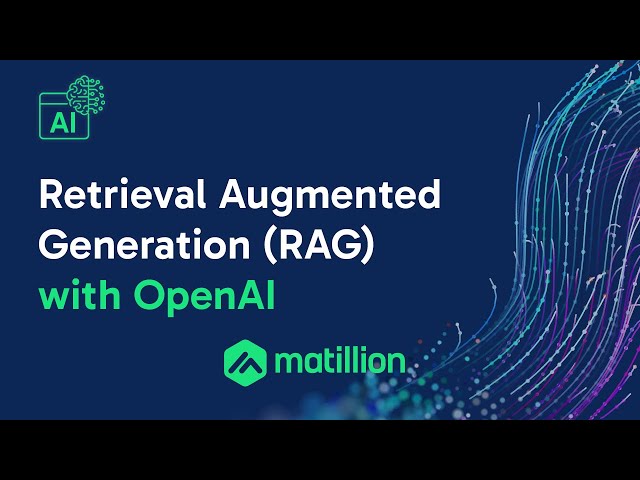 How to use retrieval-augmented generation with OpenAI on the Data Productivity Cloud