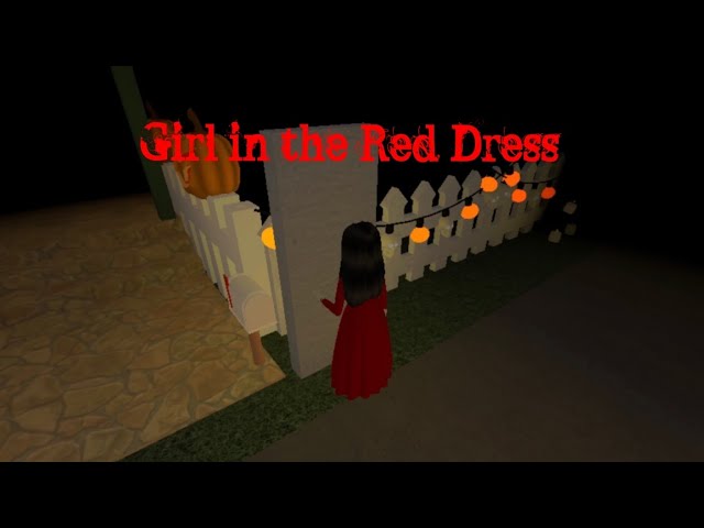 Girl in the Red Dress (Roblox Animated HORROR Story) Halloween Special! 🎃👻