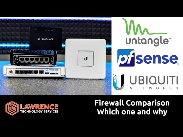 Firewall Comparison, Which Ones We Use and Why We Use Them: Untangle / pfsense / Ubiquiti