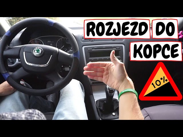 Jak řadit a rozjet se do kopce?🚘Rozjezd auta: Škoda Octavia (Autoškola)🚧Bez ruční brzdy