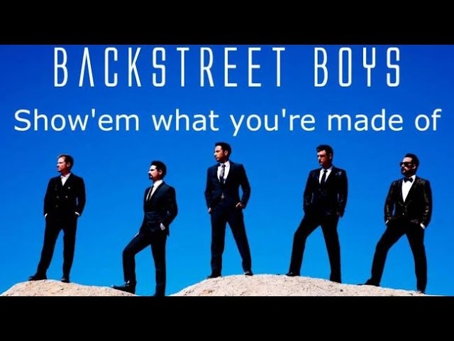 The Backstreet Boys Uncensored on Show 'Em What You're Made Of with Carrie Keagan