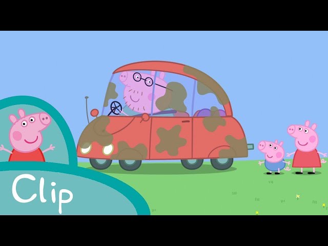 Peppa and George wash the car (clip) | Peppa Pig Official Family Kids Cartoon
